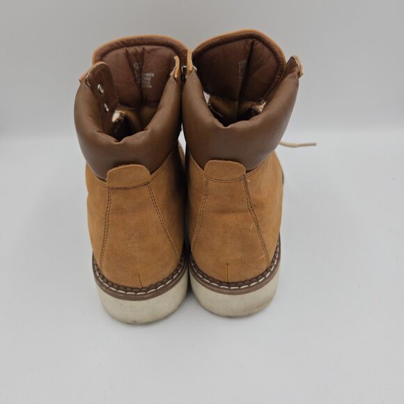 Steve Madden Start Cognac Boots Tan Suede Boots Women's Size 8 -Style# STRT01S1 - Picture 10 of 13